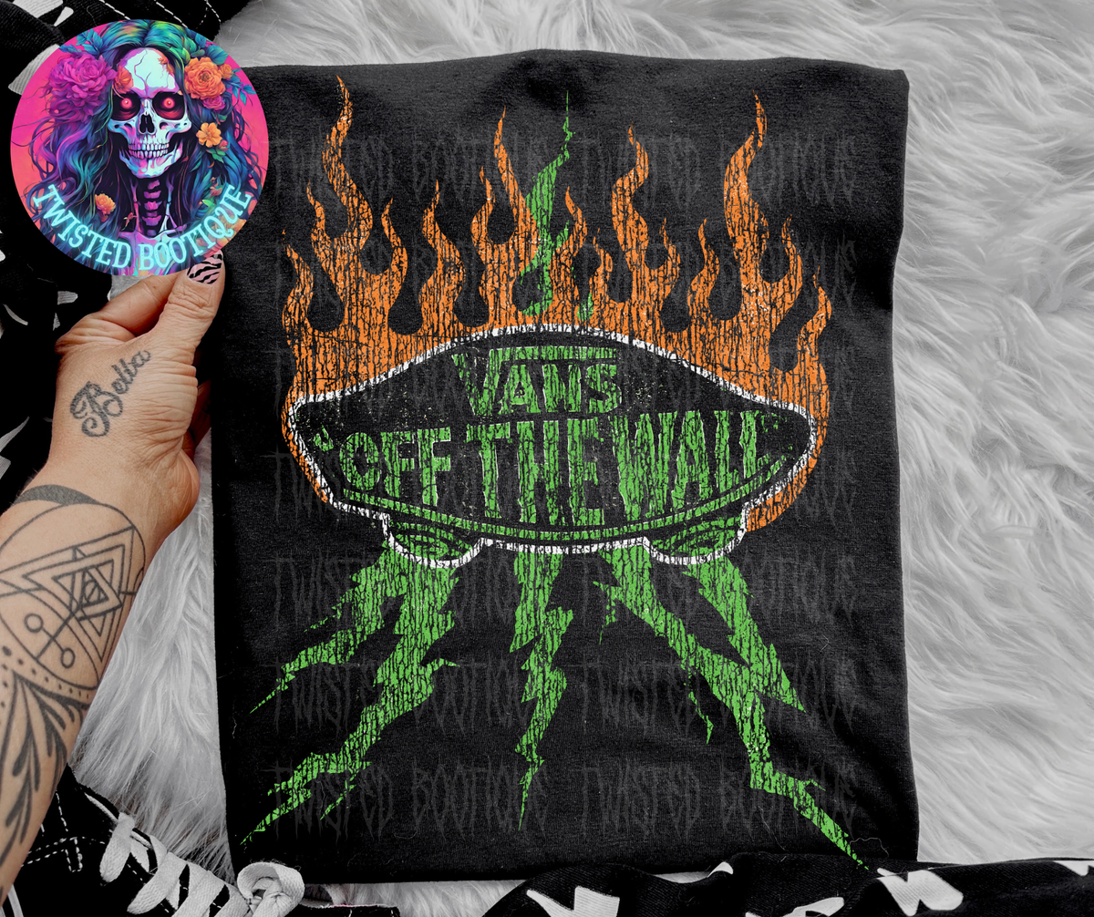 Off The Wall Orange Flames