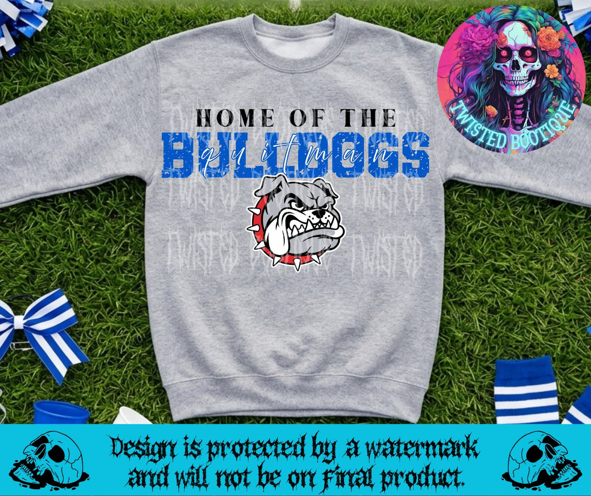 Home Of The Bulldogs Sweatshirt