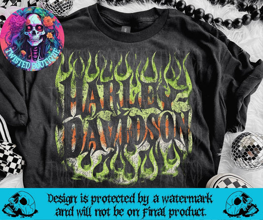 Harley Flames
