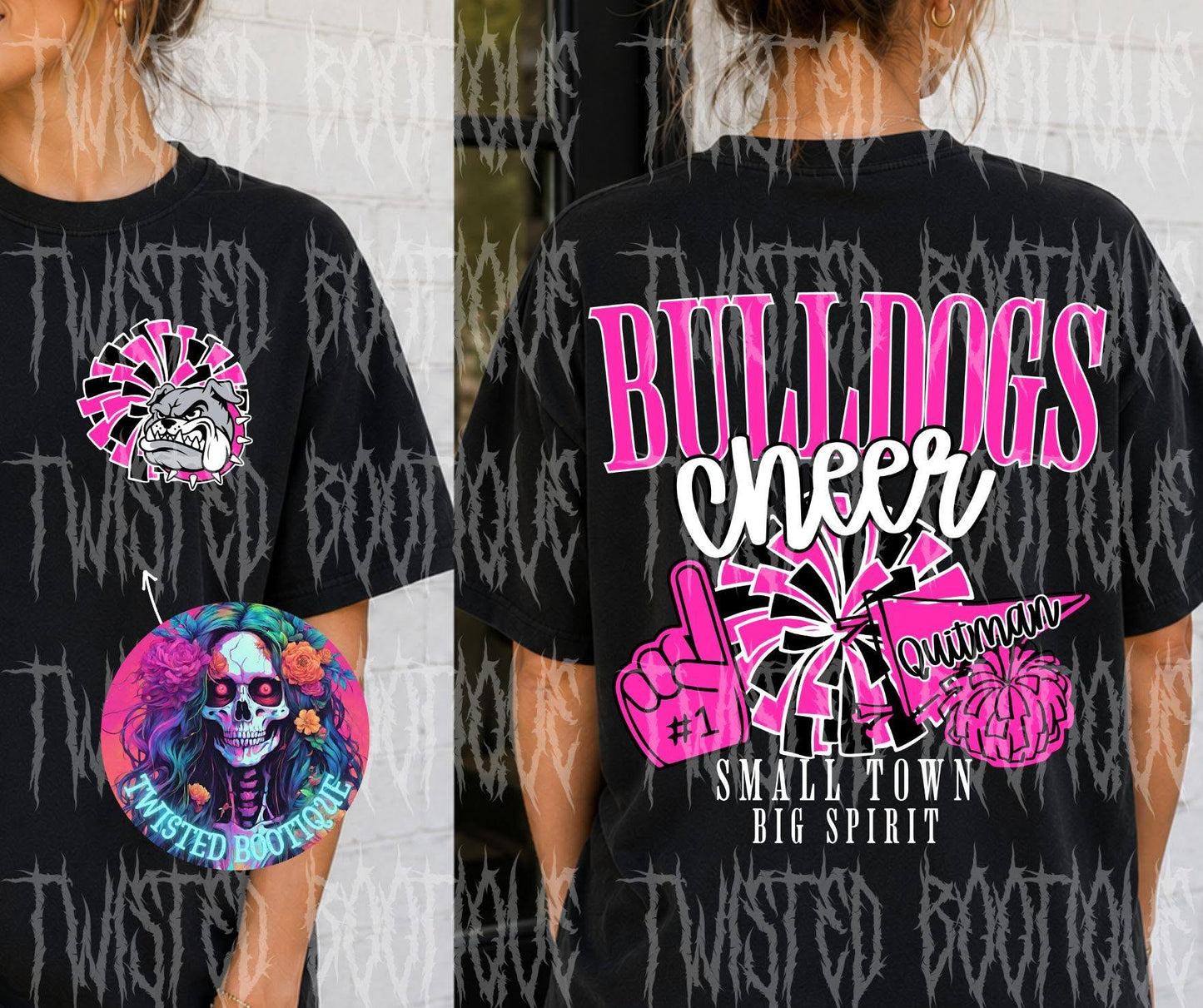 Pink Bulldogs Cheer