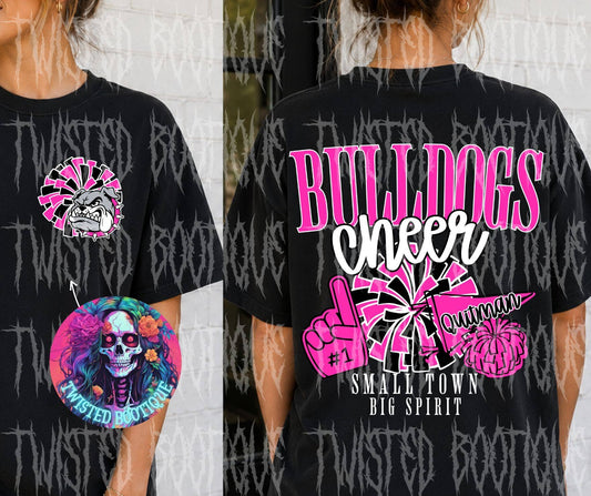 Pink Bulldogs Cheer