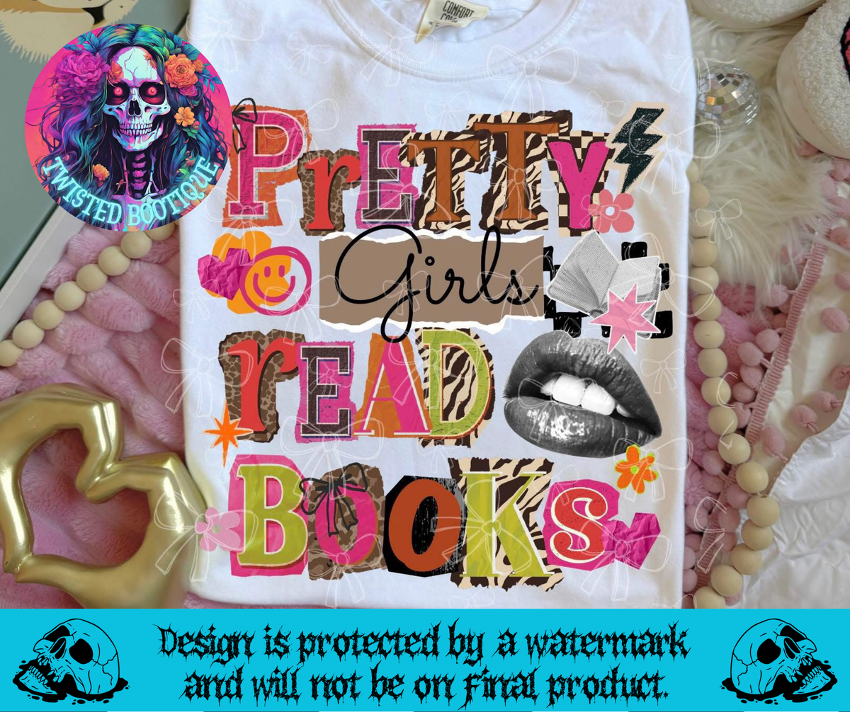Pretty Girls Read Books Tee