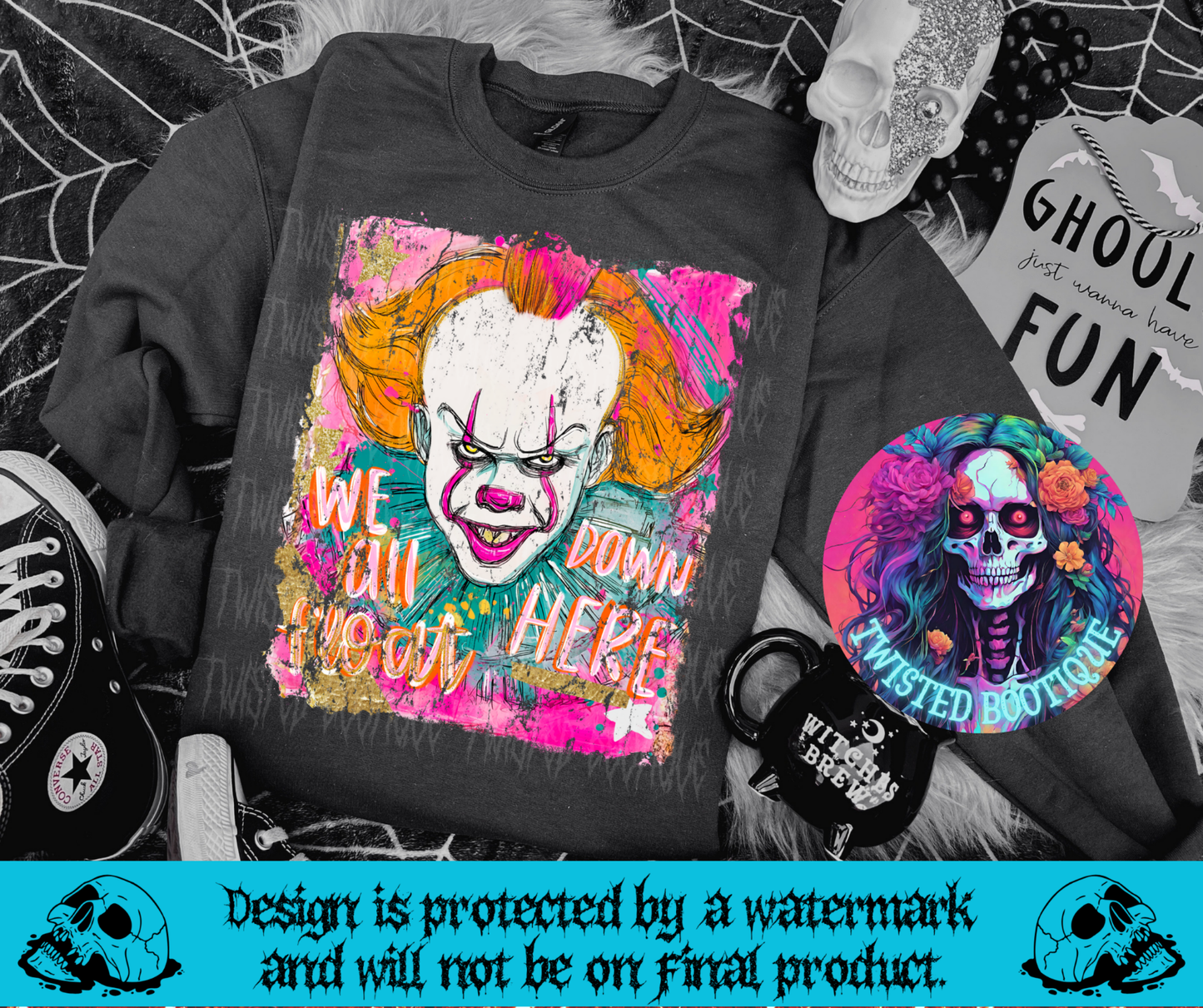 Pink Pennywise Sweatshirt