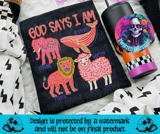 God Says I Am Youth Tee