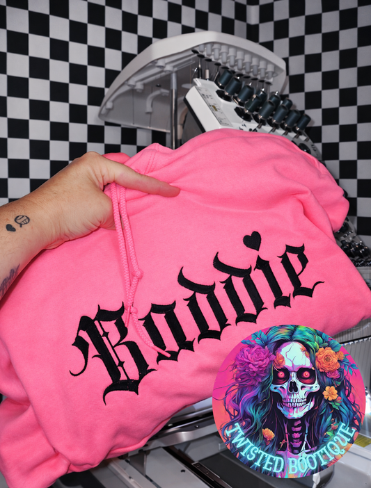 Baddie Embroidered Hoodie