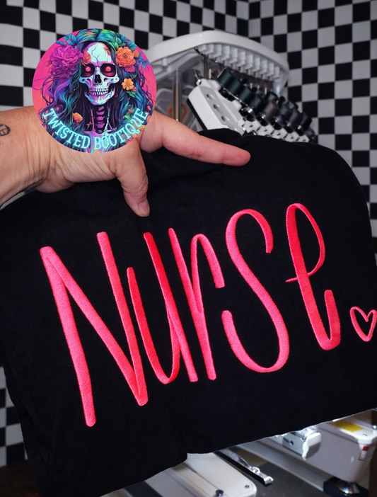 Nurse Embroidered Tee