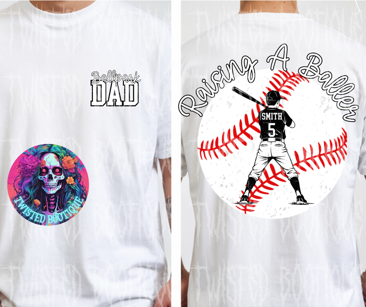 Ballpark Dad-Raising A Baller Custom