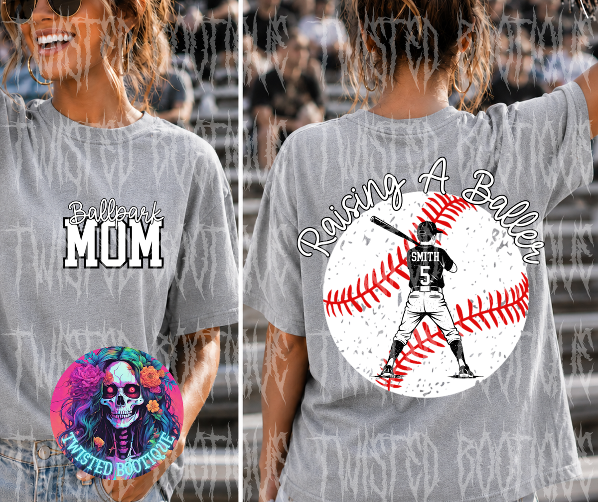 Ballpark Mom-Raising A Baller Custom