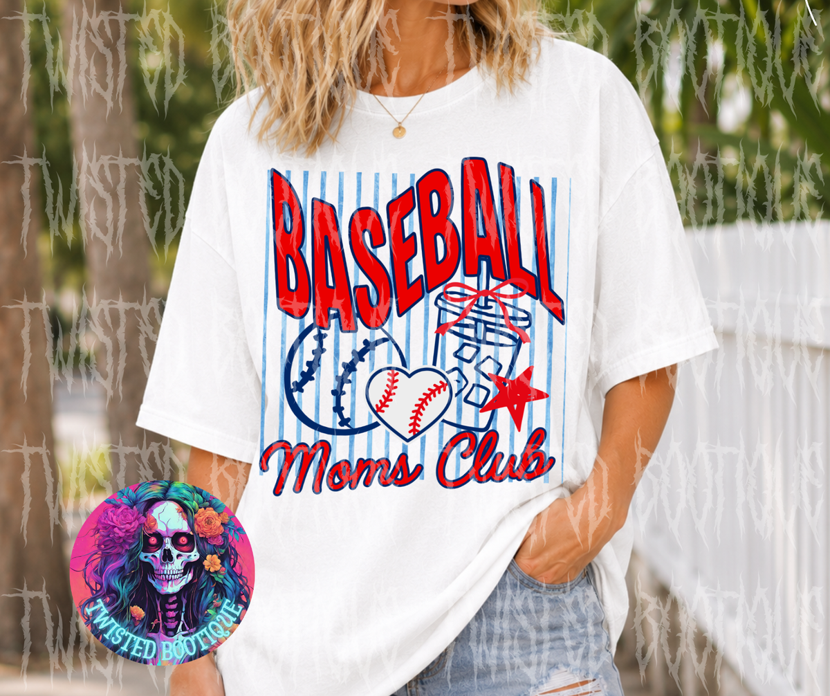Baseball Moms Club Custom