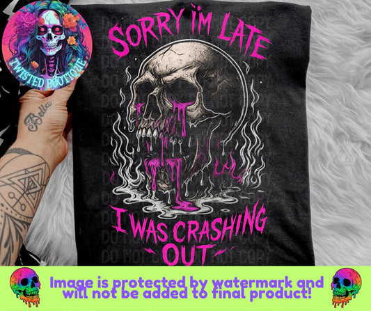 I was Crashing Out Tee